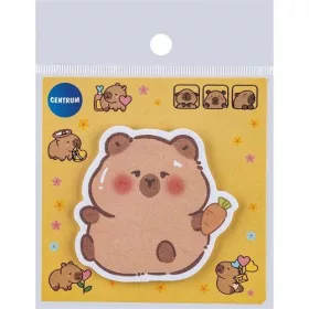   ÖNTAPADÓS JEGYZETTÖMB CENTRUM CAPYBARA 80X80MM 30 LAPOS VEGYES