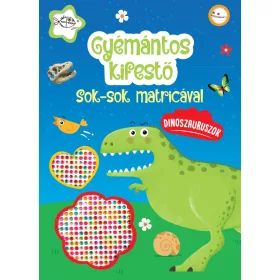 GYÉMÁNTOS KIFESTŐ - DINOSZAURUSZOK - SOK-SOK MATRICÁVAL