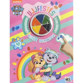   MANCS ŐRJÁRAT- UJJFESTÉS - VIDÁM KALANDOK - UJJLENYOMATOS SZÍNEZŐKÖNYV