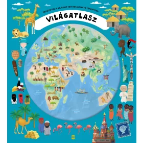   VILÁGATLASZ - FEDEZD FEL A VILÁGOT HÉT KIHAJTHATÓ TÉRKÉPPEL!