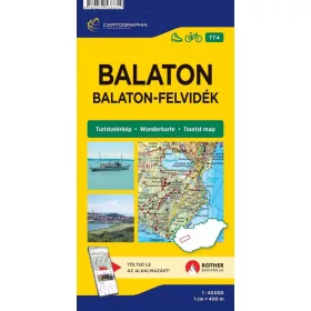 BALATON - BALATON-FELVIDÉK TURISTATÉRKÉP [TT4]