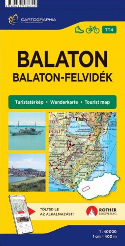 BALATON - BALATON-FELVIDÉK TURISTATÉRKÉP [TT4]