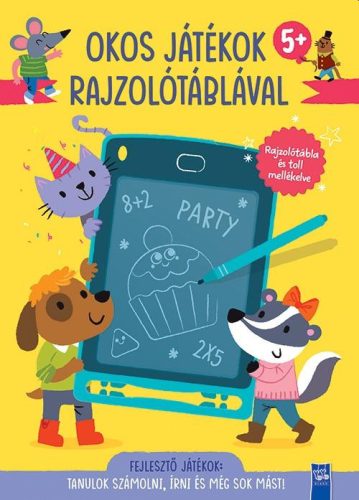 OKOS JÁTÉKOK RAJZOLÓTÁBLÁVAL (5+) - TANULOK SZÁMOLNI, ÍRNI ÉS MÉG SOK MÁS!