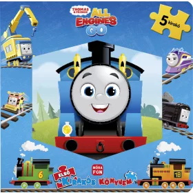   THOMAS - ALL ENGINES GO - ELSŐ KIRAKÓS KÖNYVEM ( 5 KIRAKÓVAL)