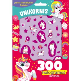 UNIKORNIS - 300 HOLOGRAMOS MATRICÁVAL