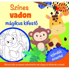 SZÍNES VADON - MÁGIKUS KIFESTŐ - AJÁNDÉK ECSETTEL