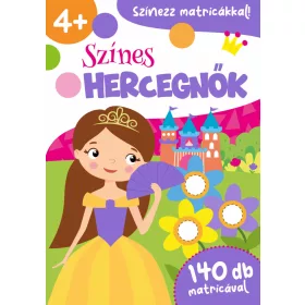   SZÍNES HERCEGNŐK - SZÍNEZZ MATRICÁKKAL -  140 DB MATRICÁVAL