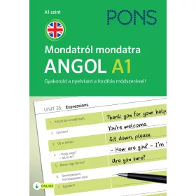   PONS MONDATRÓL MONDATRA ANGOL A1 - GYAKOROLD A NYELVTANT A FORDÍTÁS MÓDSZERÉVEL!
