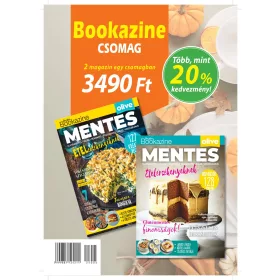  BOOKAZINE DUPLA-CSOMAG: MENTES RECEPTGYŰJTEMÉNY (2 FÉLE GASZTRO BOOKAZINE)