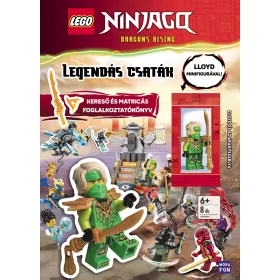   LEGO NINJAGO - LEGENDÁS CSATÁK - KERESŐ- ÉS MATRICÁS FOGLALKOZTATÓKÖNYV