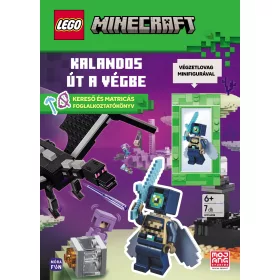   LEGO MINECRAFT - KALANDOS ÚT A VÉGBE - KERESŐ ÉS MATRICÁS FOGLALKOZTATÓKÖNYV