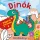 DINÓK FÜRDŐSKÖNYV - MÁGIKUS KÉPEKKEL, SZÍNVÁLTÓS