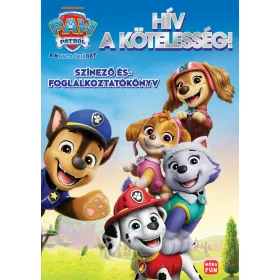   MANCS ŐRJÁRAT - HÍV A KÖTELESSÉG! SZÍNEZŐ- ÉS FOGLALKOZTATÓKÖNYV