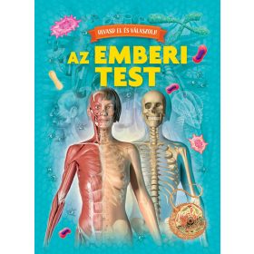   AZ EMBERI TEST - OLVASD EL ÉS VÁLASZOLJ! (KÖNYV ÉS KVÍZKÁRTYÁK FÉMDOBOZBAN)