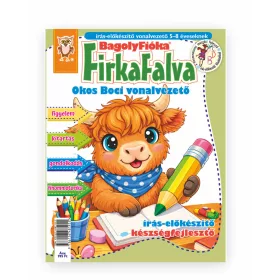   BAGOLYFIÓKA - FIRKAFALVA - OKOS BOCI VONALVEZETŐ - ÍRÁS ELŐKÉSZÍTŐ V. 5-8 ÉVESEK