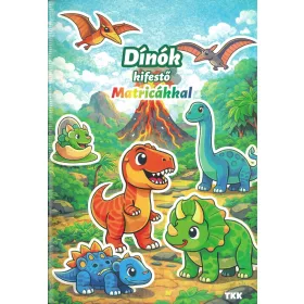 DÍNÓK KIFESTŐ MATRICÁKKAL