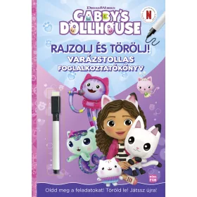   GABI BABHÁZA - RAJZOLJ ÉS TÖRÖLJ! - VARÁZSTOLLAS FOGLALKOZTATÓKÖNYV