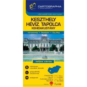 KESZTHELY, HÉVIZ TÉRKÉP - CART. -