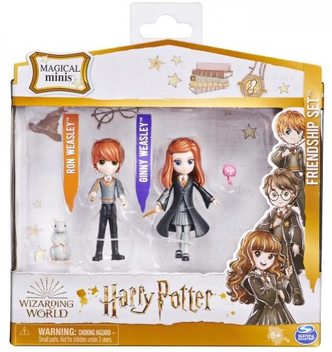 Ron és Ginny figurák