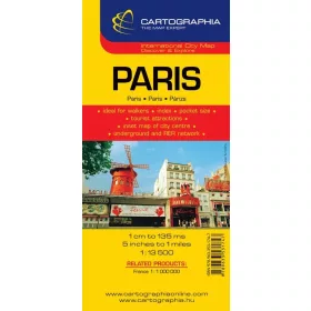 PÁRIZS VÁROSTÉRKÉP - CART. - -SC- -
