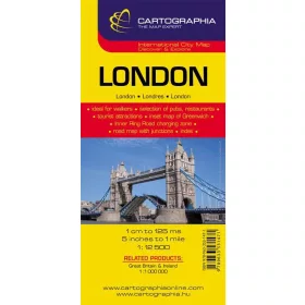 LONDON VÁROSTÉRKÉP - CART. - -SC-