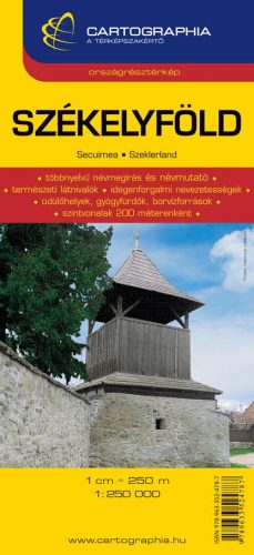 SZÉKELYFÖLD ORSZÁGRÉSZTÉRKÉP - CART. - -SC- -