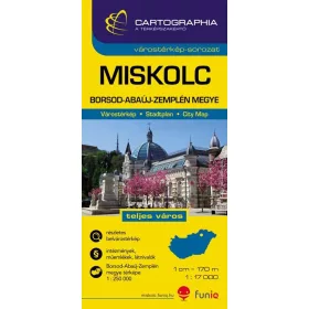 MISKOLC VÁROSTÉRKÉP - -SC- -