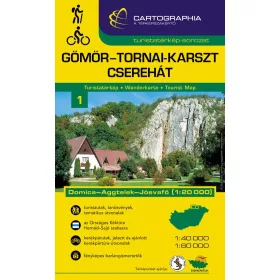 GÖMÖR-TORNAI-KARSZT TURISTATÉRKÉP -SC-
