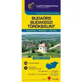   BUDAÖRS, BUDAKESZI, TÖRÖKBÁLINT VÁROSTÉRKÉP CART. -SC-