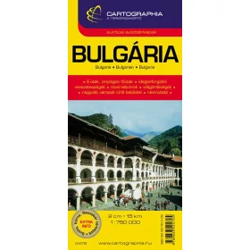 BULGÁRIA AUTÓTÉRKÉP CART. -SC-