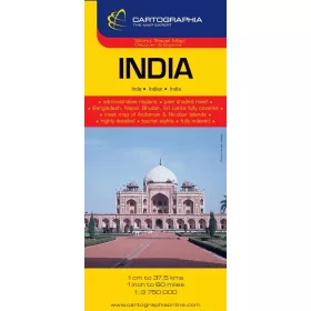 INDIA TÉRKÉP CART. -SC-