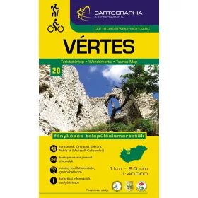 VÉRTES TURISTATÉRKÉP CART. -SC-