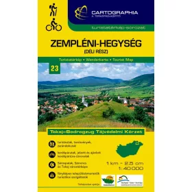 ZEMPLÉNI-HEGYSÉG (DÉLI RÉSZ) TURISTATÉRKÉP CART. -SC-