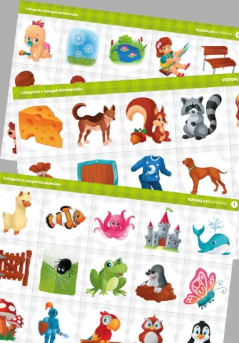 Artikulációs gyakorló és vizsgálati képanyag