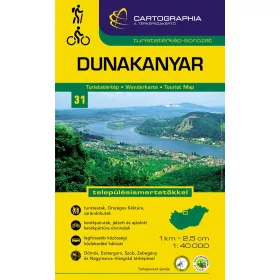 DUNAKANYAR TURISTATÉRKÉP -SC-
