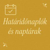 Határidőnaplók és naptárak