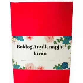 Anyák napi szeretetszalag (kékes virágminta)